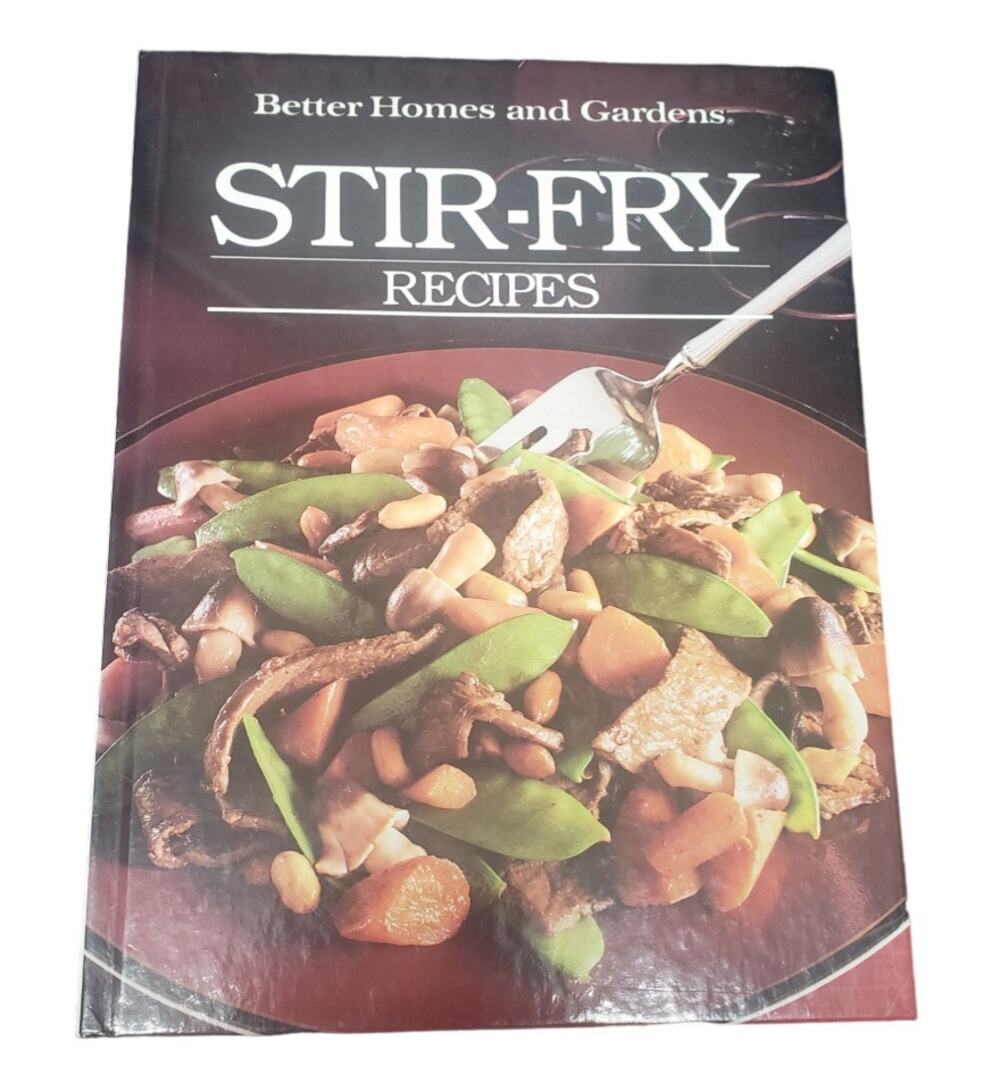 Vintage Better Home & Gardens Stir-Fry First Edition Recipes Hardback Cookbook